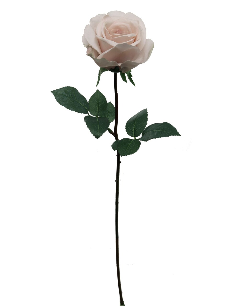 27” Real Touch Mauve Rose 4” Bloom, Lifelike Faux Flower for Bouquets, Home, Wedding & Event Decor